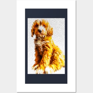 Red Cockapoo Cute As Can Be Posters and Art